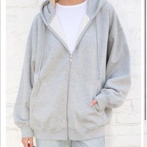 Brandy Melville Christy Hoodie- Grey